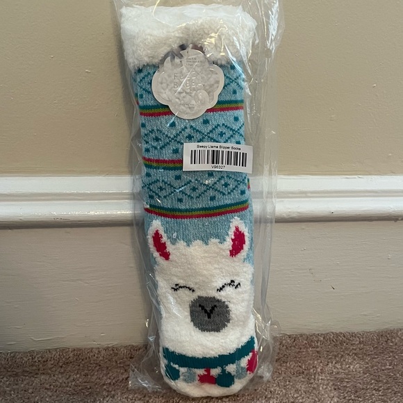 ❌SOLD❌ Llama Slipper Socks - Picture 3 of 4